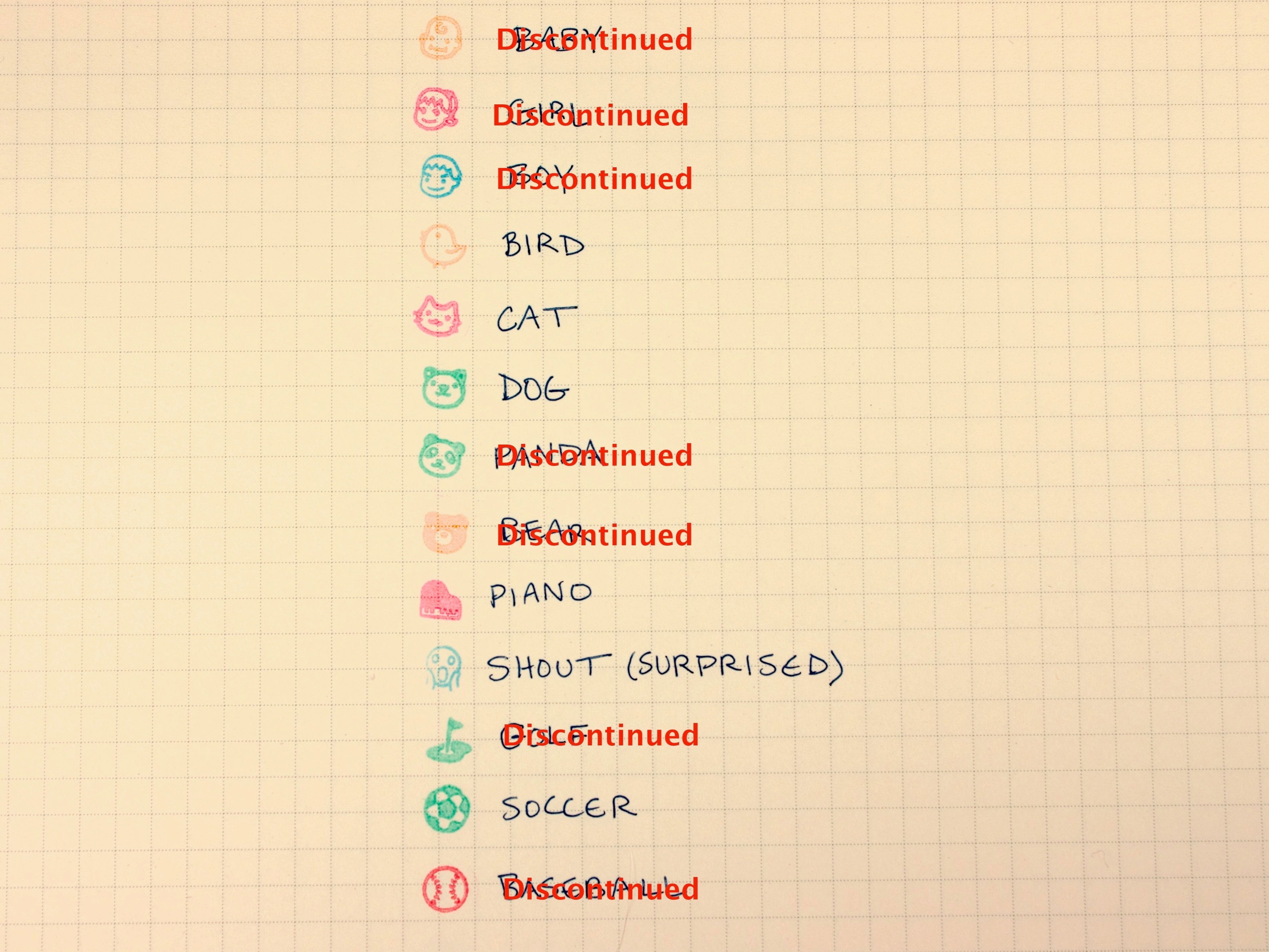 Frixion Planner Stamps