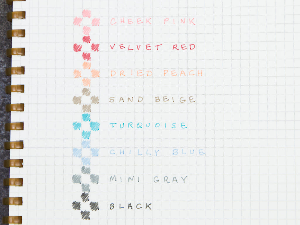 Waai Series Erasable Frixion Ball Knock 8 Color Set