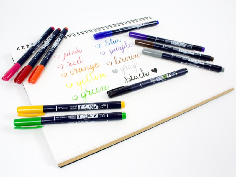 Tombow Fudenosuke Color Brush Pen