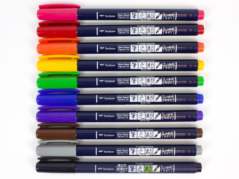 Tombow Fudenosuke Color Brush Pen