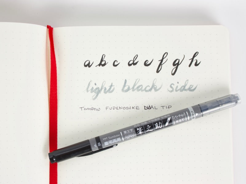 Tombow Fudenosuke Dual Tip Brush Pen