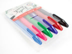 Pentel Fude Touch Sign Pen 6 Color Set