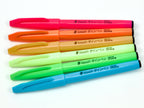 Pentel Fude Touch Sign Pen 6 Color Set