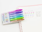 Pentel Fude Touch Sign Pen 6 Color Set