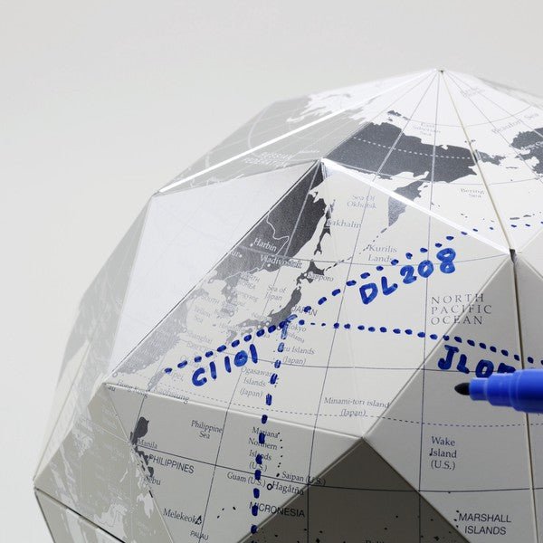Geodesic Paper Globe Assembling Kit / Marumo Printing