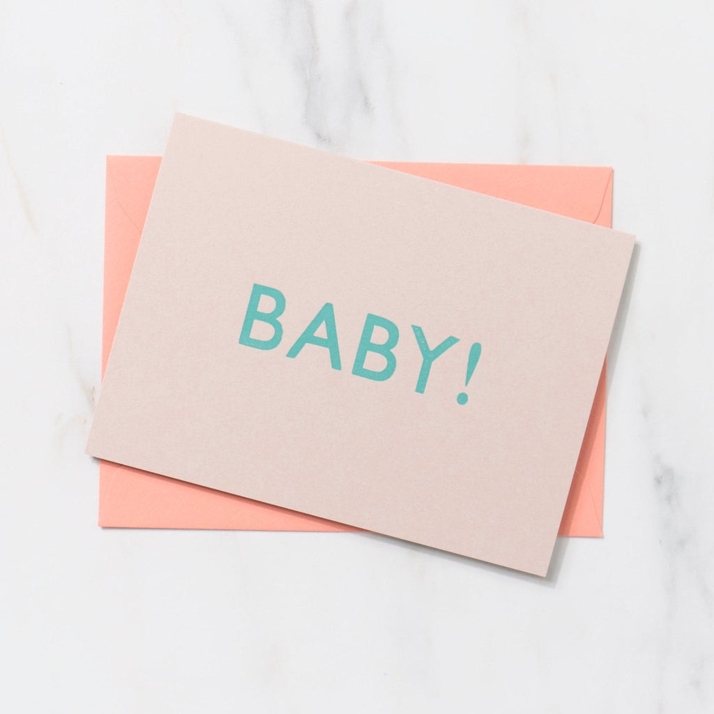 Gill Sans 1 Word Greeting Cards / Letterpress Letters