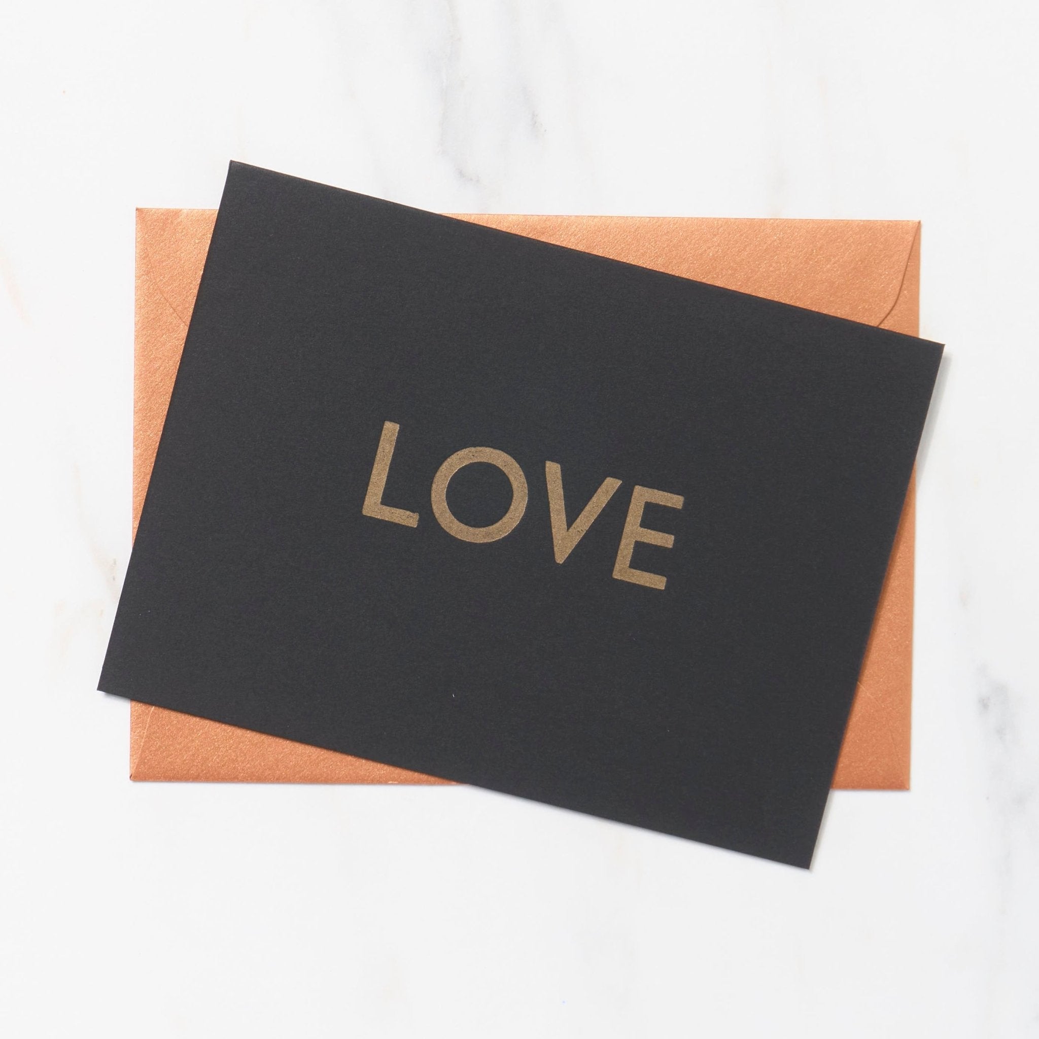 Gill Sans 1 Word Greeting Cards / Letterpress Letters