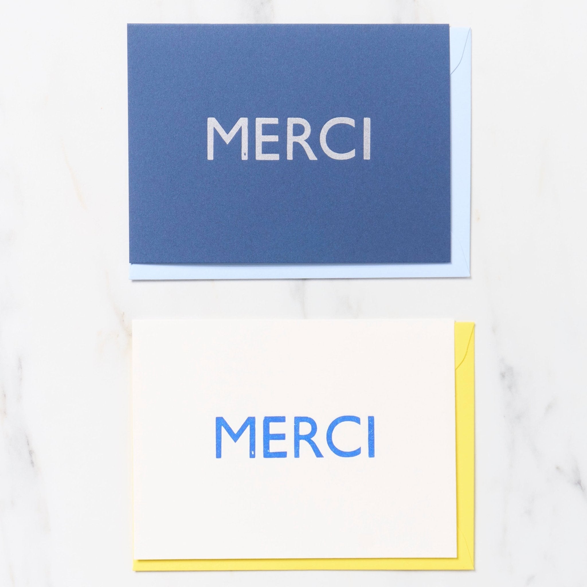 Gill Sans 1 Word Greeting Cards / Letterpress Letters