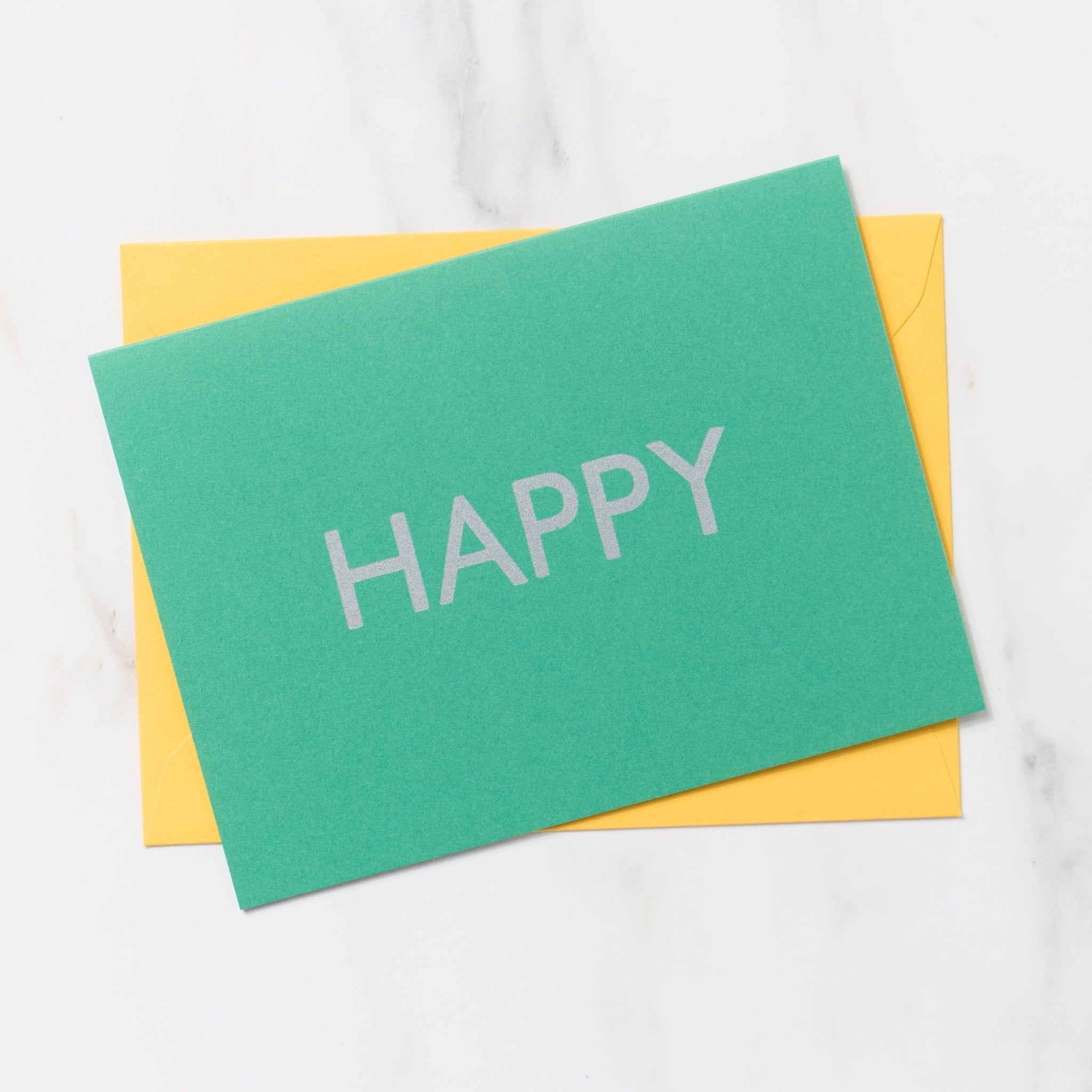 Gill Sans 1 Word Greeting Cards / Letterpress Letters