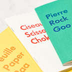 Goo Choki Paa 3 Notebook Set - Analogical / Letterpress Letters