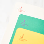 Goo Choki Paa 3 Notebook Set - Analogical / Letterpress Letters