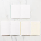 Goo Choki Paa 3 Notebook Set - Analogical / Letterpress Letters