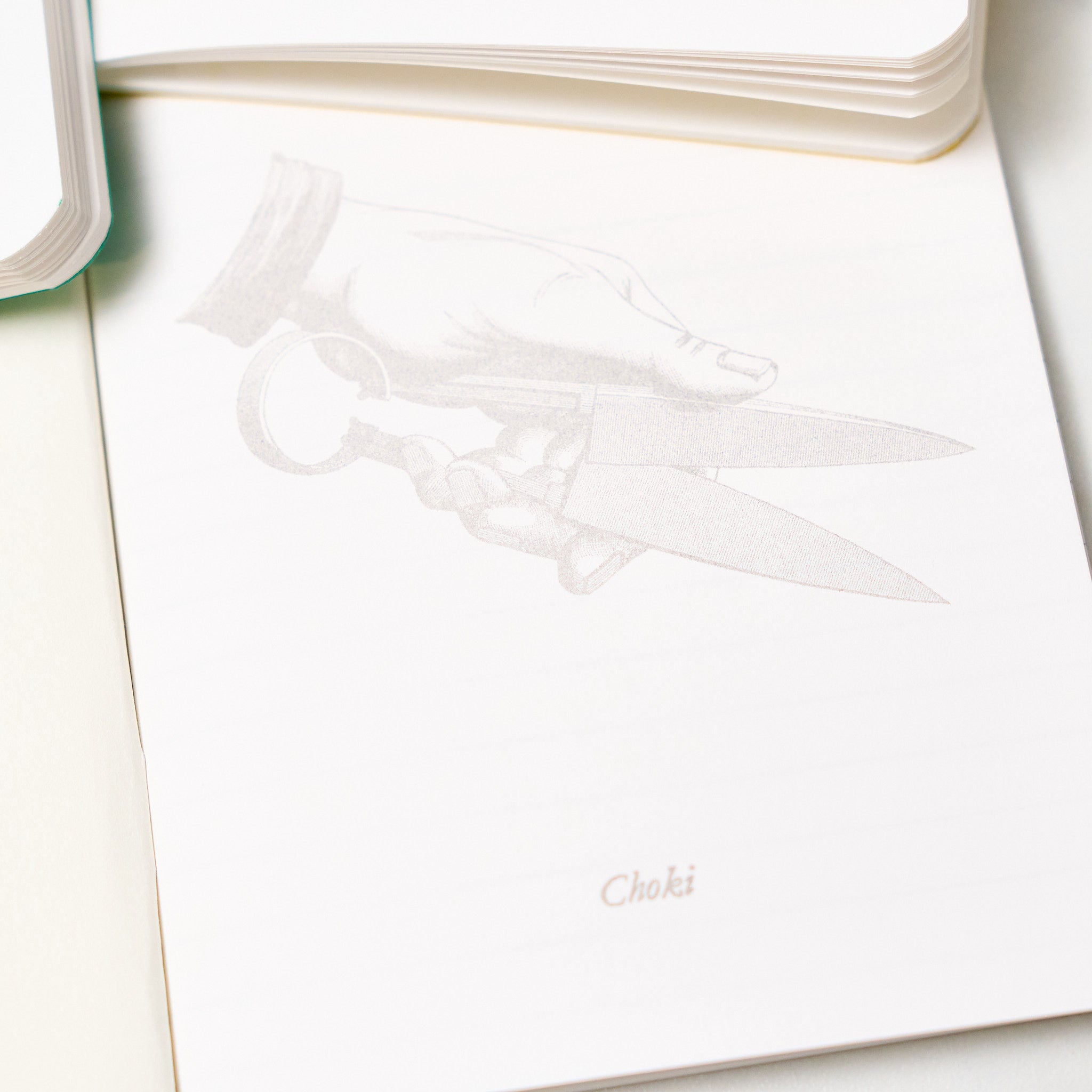 Goo Choki Paa 3 Notebook Set - Analogical / Letterpress Letters