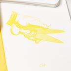 Goo Choki Paa 3 Notebook Set - Complementary / Letterpress Letters