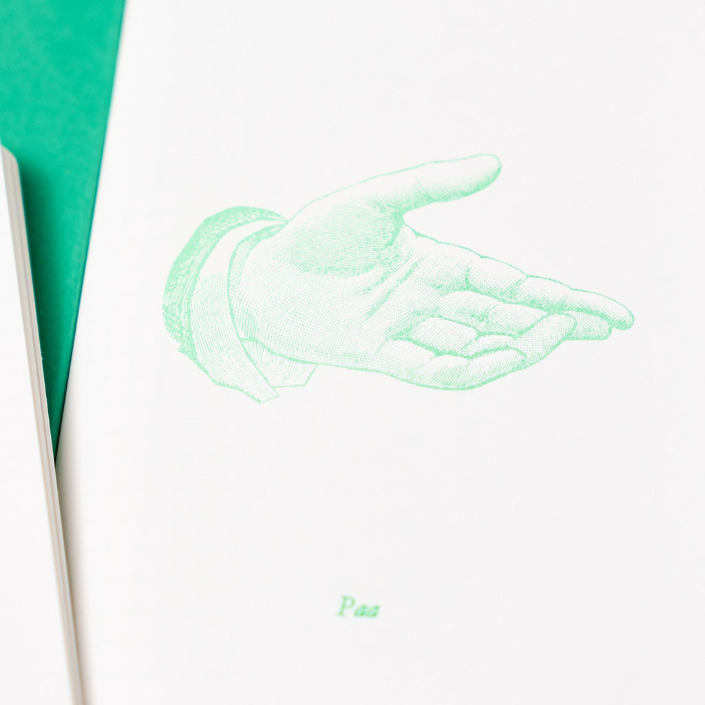 Goo Choki Paa 3 Notebook Set - Complementary / Letterpress Letters