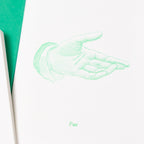 Goo Choki Paa 3 Notebook Set - Complementary / Letterpress Letters
