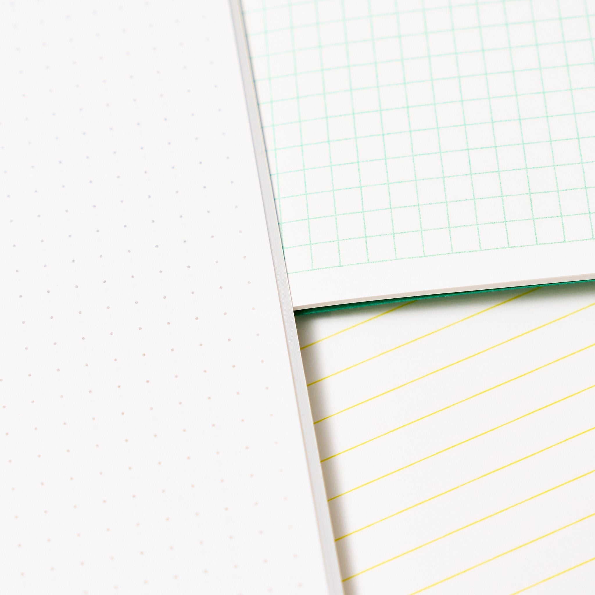 Goo Choki Paa 3 Notebook Set - Complementary / Letterpress Letters
