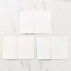 Goo Choki Paa 3 Notebook Set - Complementary / Letterpress Letters