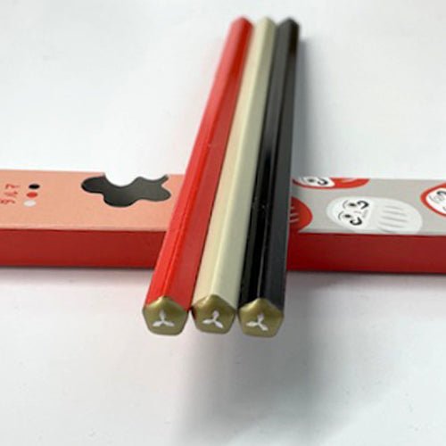 Good Fortune Five-Sided Wooden Pencil Set / uni Mitsubishi Pencil