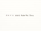 Ohto GS02 Roller Gel