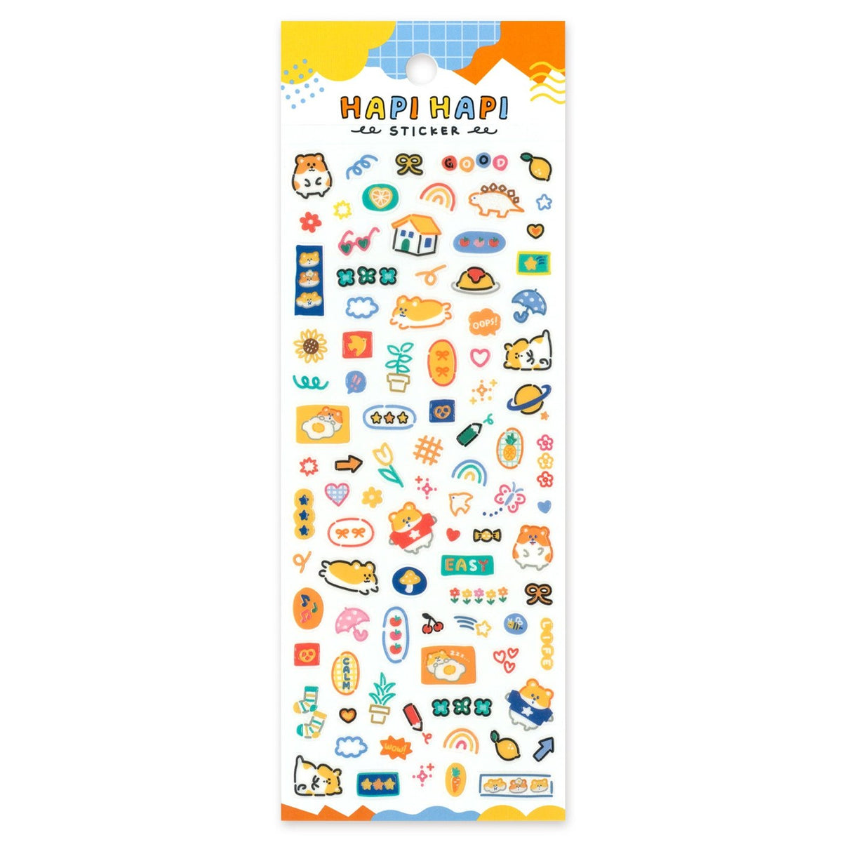 Mind Wave Hapi Hapi Puffy Stickers - Hamster design
