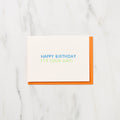 "Happy Birthday It's Your Day!" Greeting Cards / Letterpress Letters