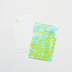 Happy Birthday Letter Stamp Card / Letterpress Letters
