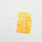 Happy Birthday Letter Stamp Card / Letterpress Letters