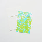 Happy Birthday Letter Stamp Card / Letterpress Letters