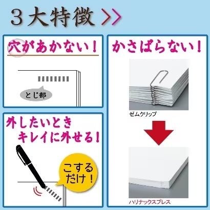 Harinacs Press Staple-less Stapler / KOKUYO