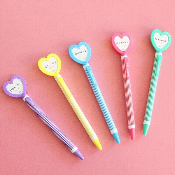 Heart Locket Ballpoint Pen / Epoch Chemical