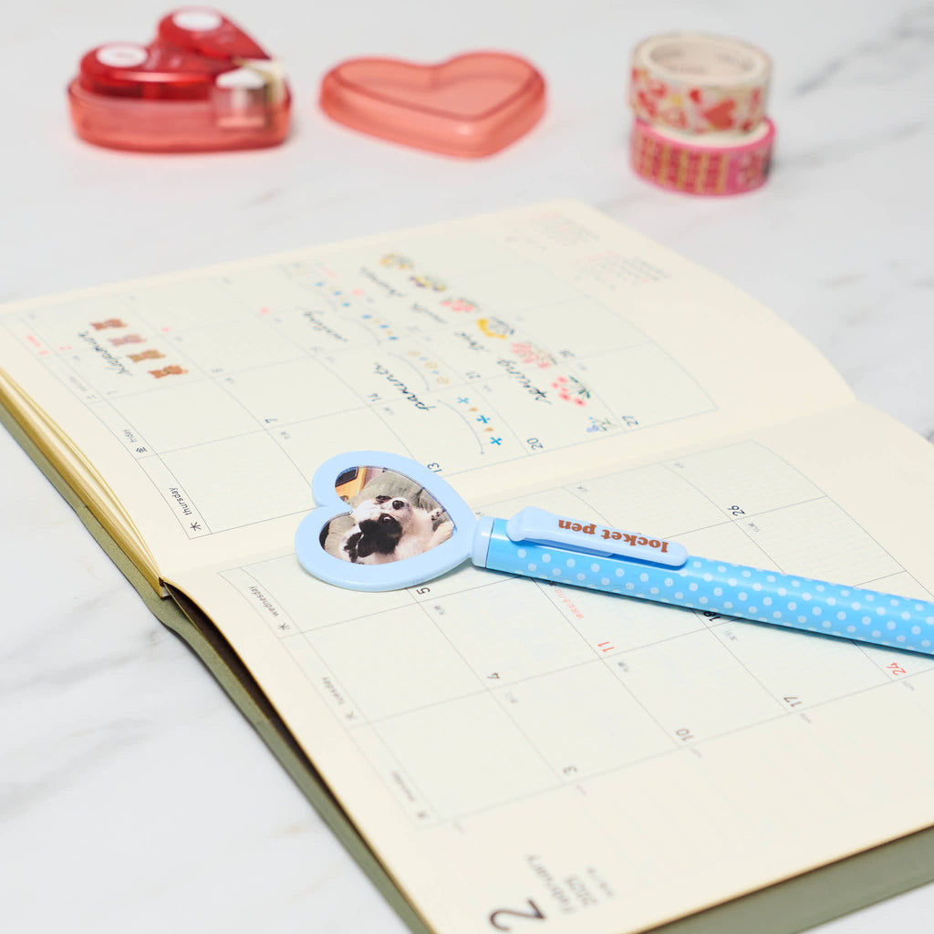 Heart Locket Ballpoint Pen / Epoch Chemical