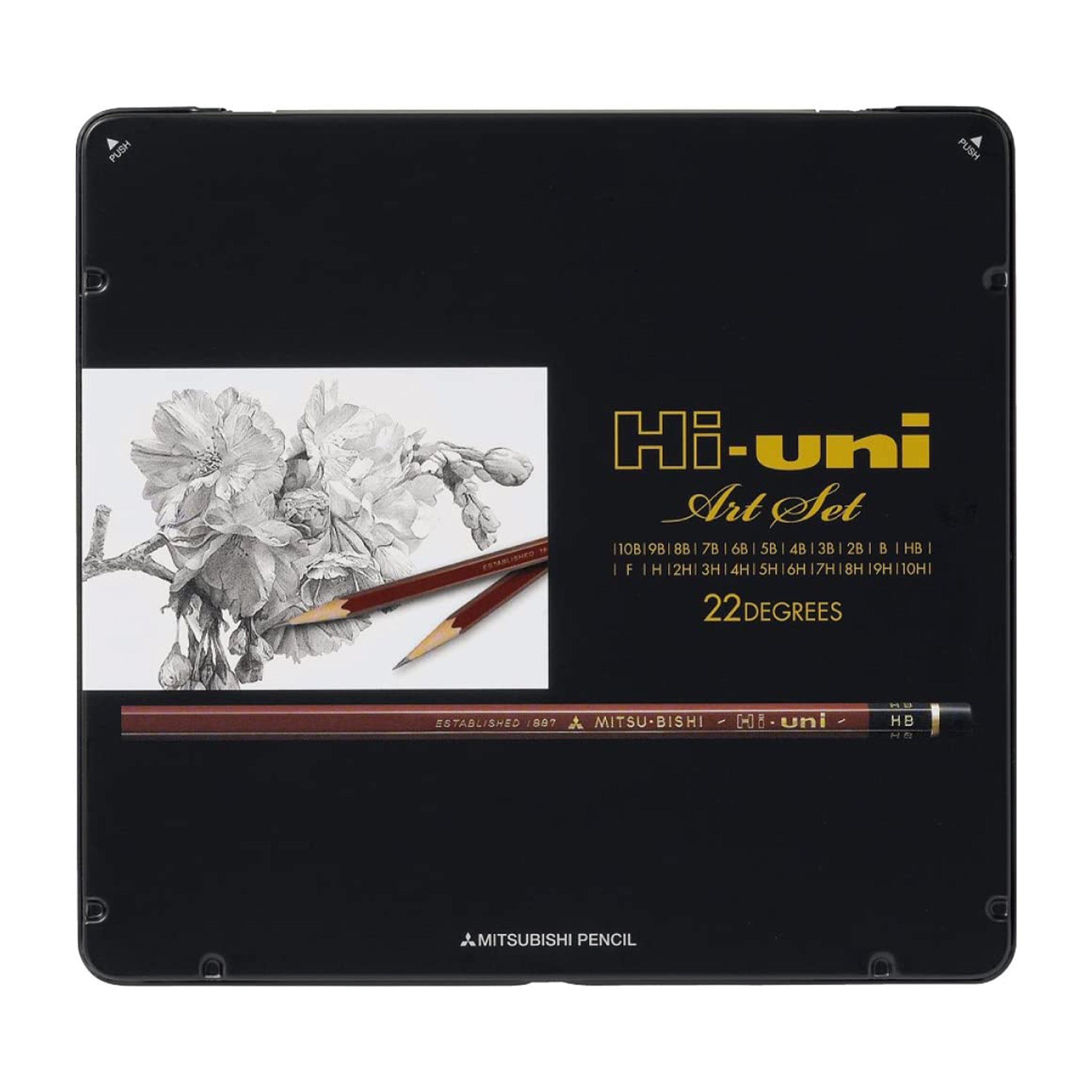 Hi-uni Art Set 22 Pencil Set / uni Mitsubishi Pencil