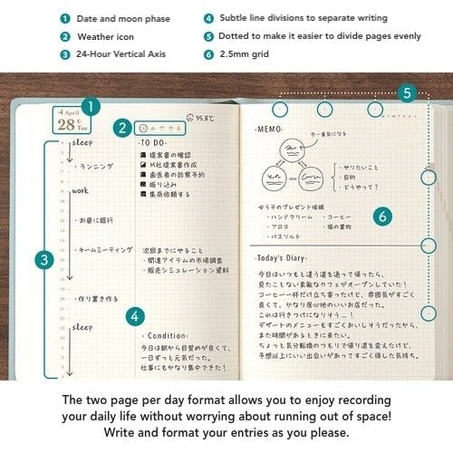 hibino Diary 2026 / MIDORI