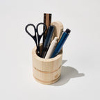 Hinoki Wood Mini Desk Organizers / Cypress Japan