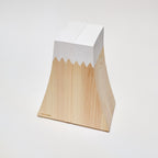 Hinoki Wood Mt. Fuji Bookend / Cypress Japan