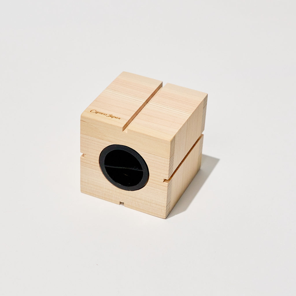 Hinoki Wood Secret Savings Box / Cypress Japan