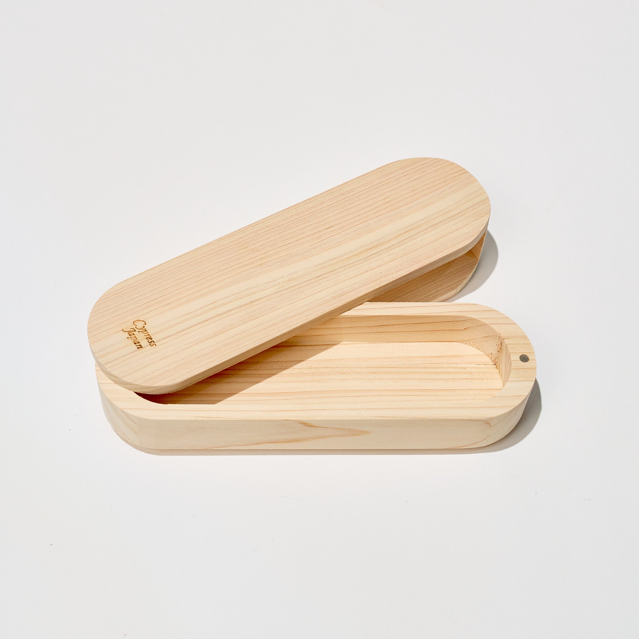 Hinoki Wood Slide Pen Case / Cypress Japan