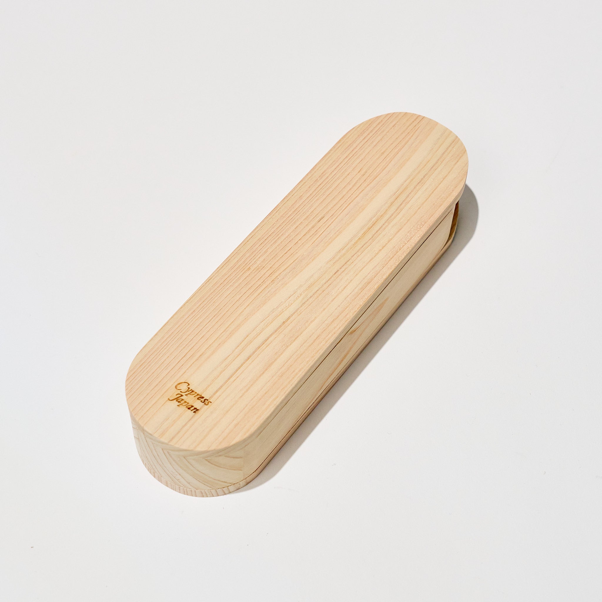 Hinoki Wood Slide Pen Case / Cypress Japan
