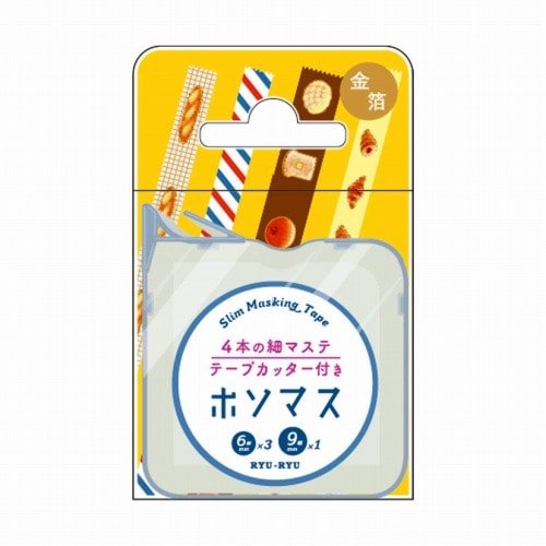 Hosomasu Narrow Masking Tape Set 5m Roll / RYU-RYU
