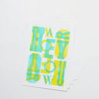 How Are You Letterset / Letterpress Letters