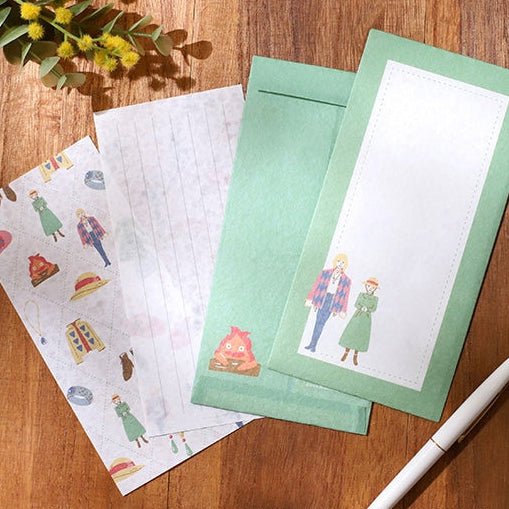 Howl's Moving Castle Hatter's Washi Paper Letter Set / Movic