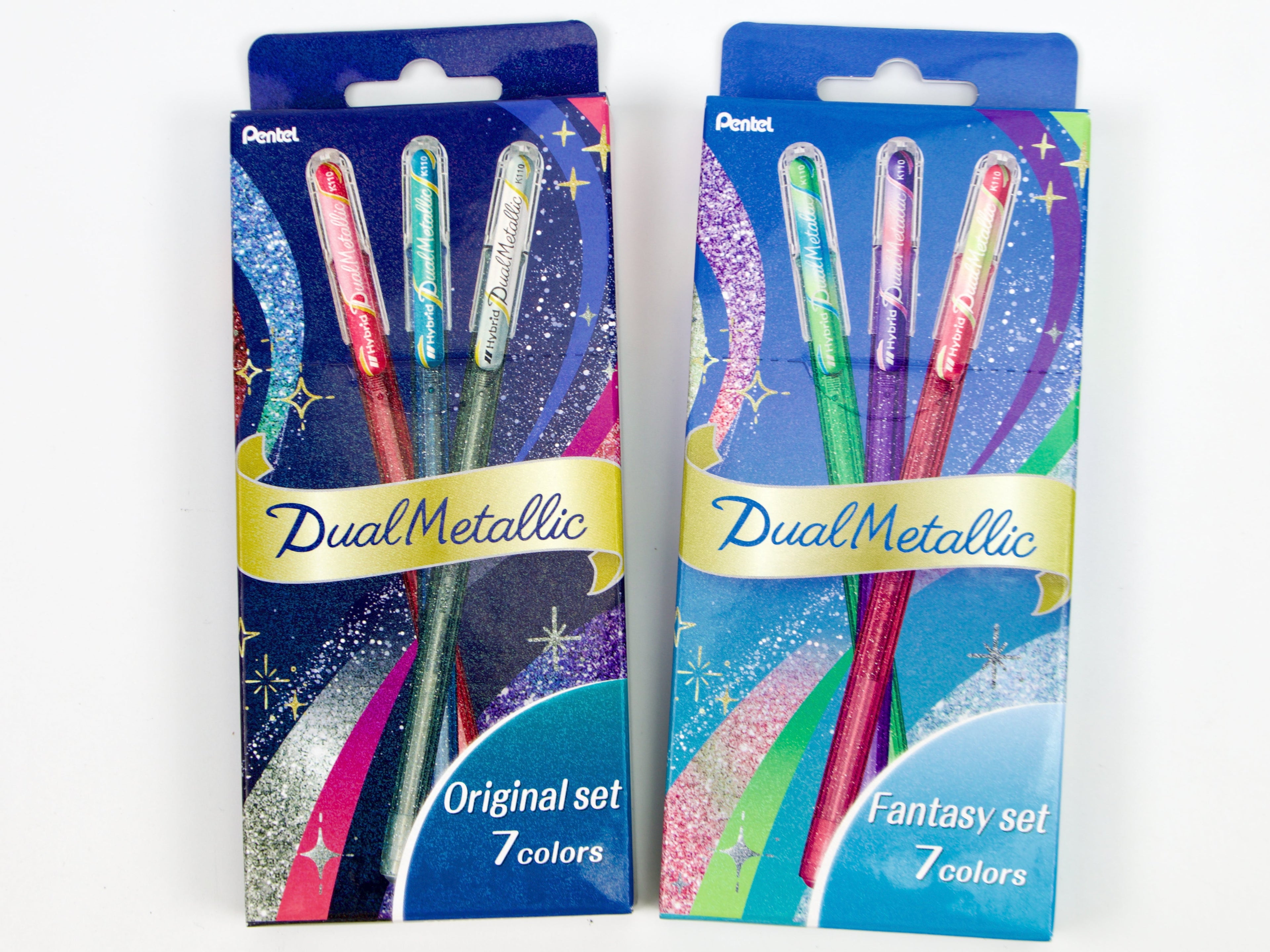 Pentel Hybrid Dual 7 Color Set