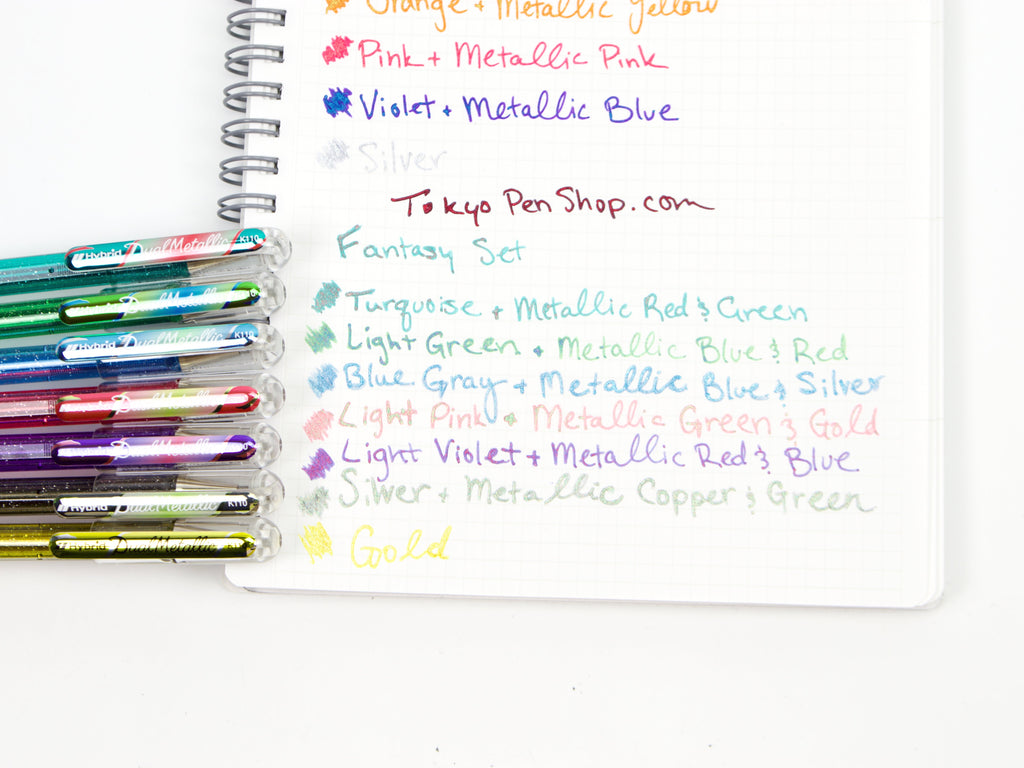 Pentel Hybrid Dual 7 Color Set
