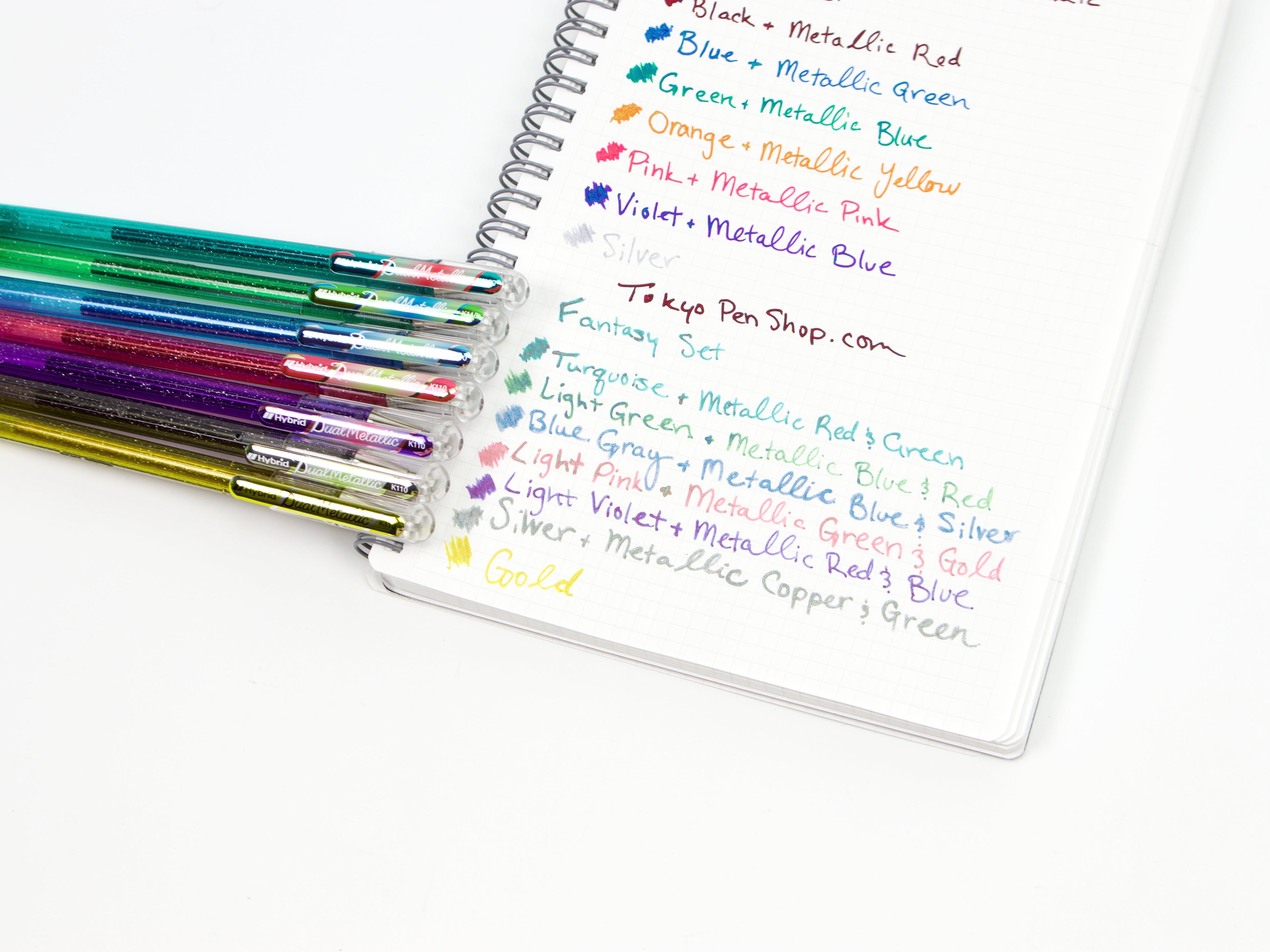 Pentel Hybrid Dual 7 Color Set