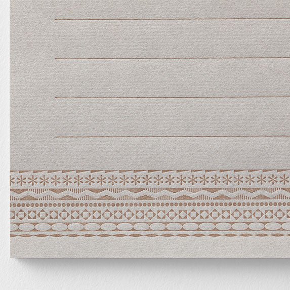 SMALL LETTER Letterpress Letter Paper / TOUCH & FLOW