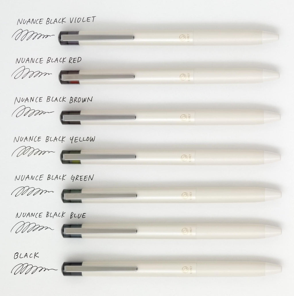 ILMILY NUANCE BLACK Gel Ink Pen & Memo Pad Set / Pilot