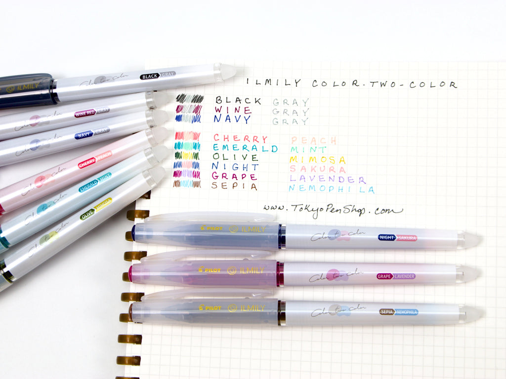 ILMILY Color Two Color Frixion Point .4mm