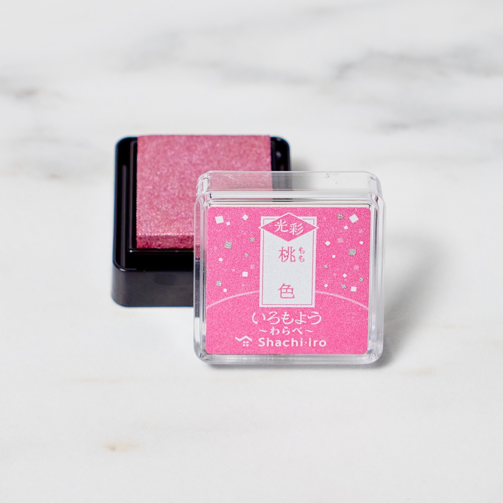 Iromoyo Kosai Warabe Shiny Mini Stamp Pad / Shachihata