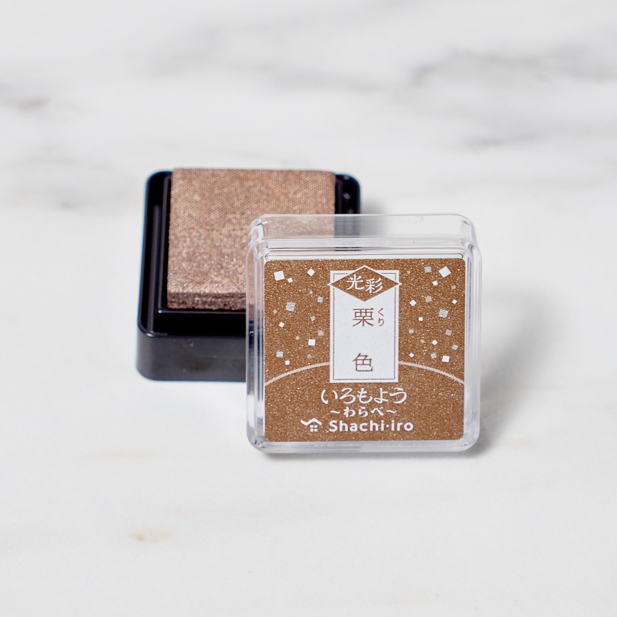 Iromoyo Kosai Warabe Shiny Mini Stamp Pad / Shachihata